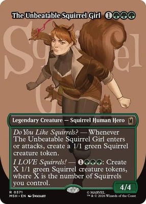 The Unbeatable Squirrel Girl (Borderless) Marvel Super Heroes Regular