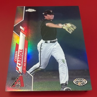 Corbin Carroll 2020 Topps Pro Debut Chrome Refractor 42/99 PDC-141 Diamondbacks