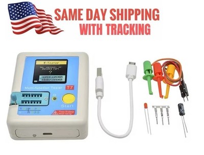 LCR T7 Transistor Tester Meter Multi-Function TFT 1.8'' USA