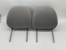 09-13 Toyota Corolla S Front Seat Left Right Head Rests Gray Cloth Set Pair Lkq