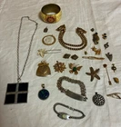 Vintage Estate Costume Jewelry Lot All Wearable