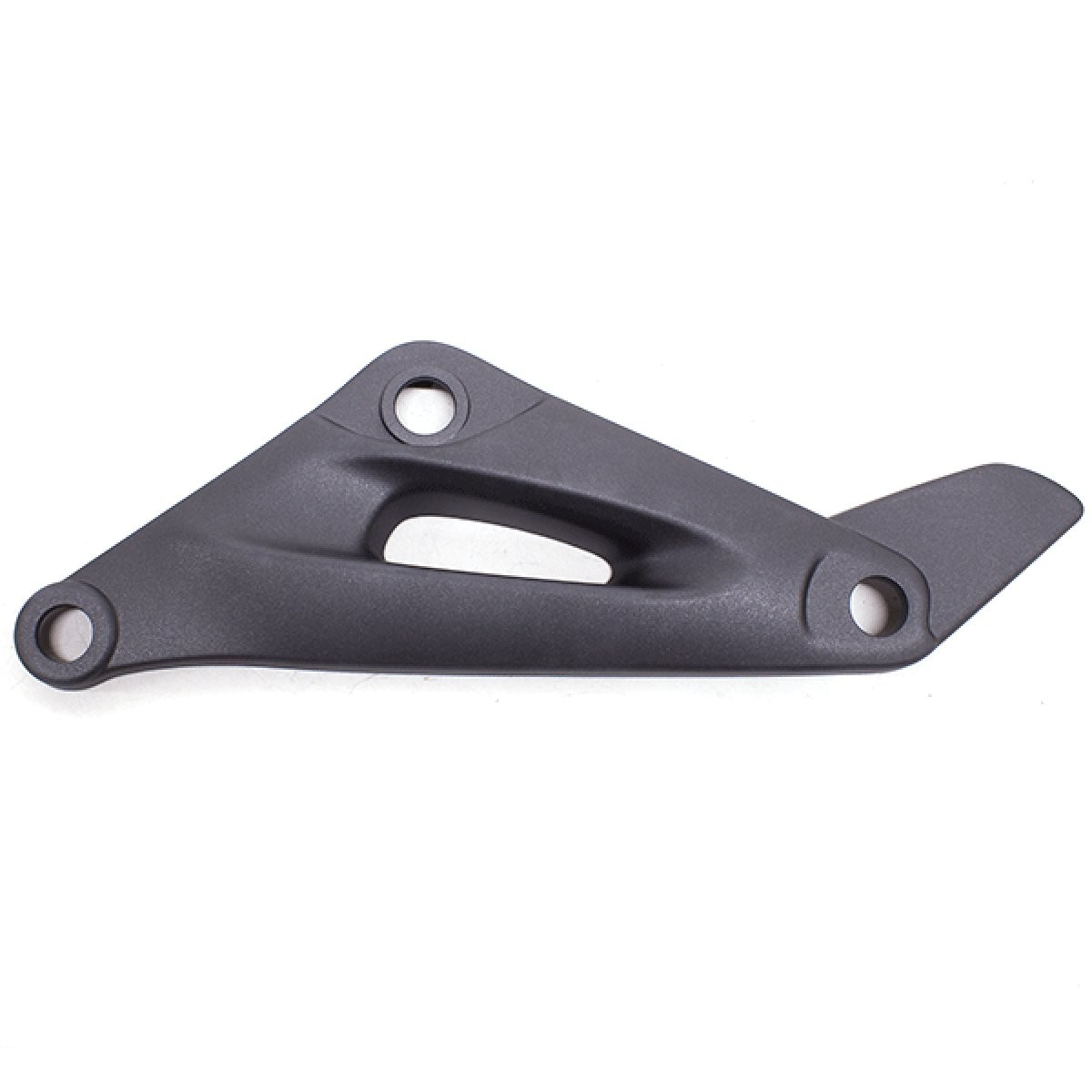 Left Pillion Footpeg Bracket Cover for ZS125-50 Foldable Foot Peg Black Steel