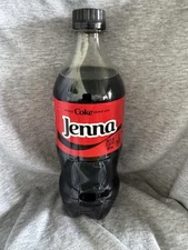 Share a Coke with   Jenna   2025 Personalized Gift Coca~Cola Bottle 20oz Zero