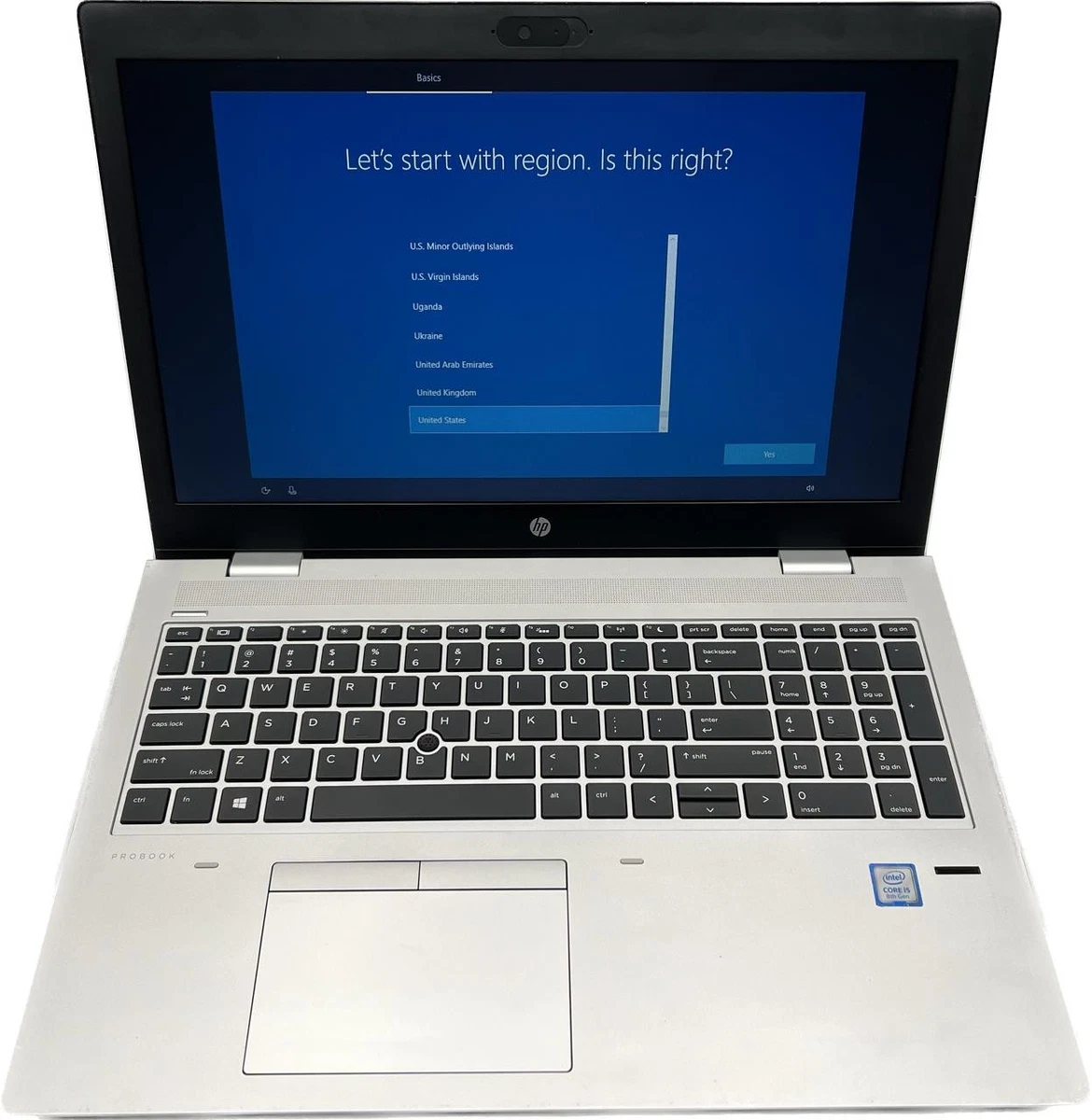 HP ProBook Intel Core i5 8th Gen. 8 GB RAM PC Laptops & Netbooks