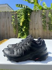 Men s Salomon Black Trail Running Shoes Size ...