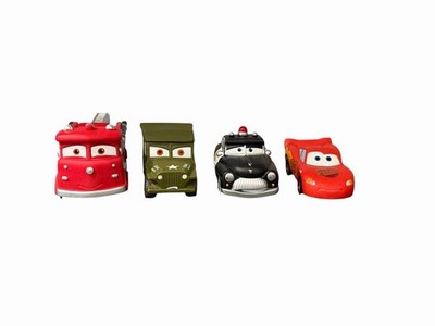 Disney Pixar Cars Bath Rubber Water Toys: Lightning McQueen Sarge Sheriff & Red