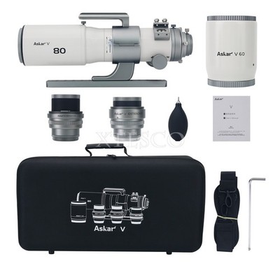 Askar V Astronomical Telescope 60/80mm Double Objective Lens w/ Reducer/Extender
