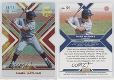 2016 Panini Elite Extra Edition Status Tie-Dye Die-Cut /10 Mark Mathias #124