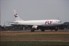 Dia TC-FLM Airbus A300B2K-3C Fly Air Flugzeug 35mm ungerahmt O85-2-2