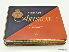 Blechdose -ARISTON MURATTI- Cabinet Zigaretten L/B/H=13,5/11/2cm