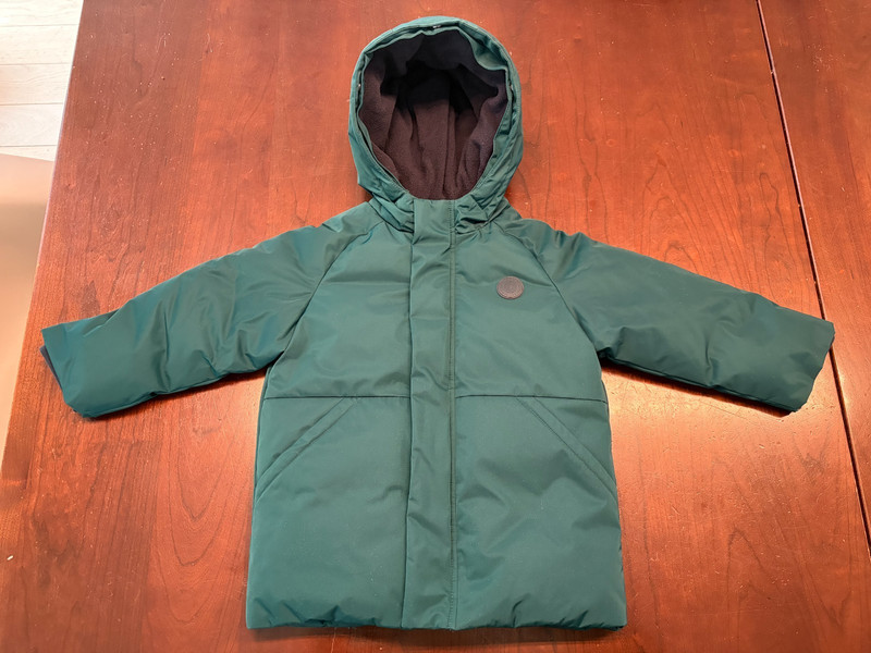 Jacadi - Toddler Winter Puffer Jacket, Green - SIZE: 36 Months - NEW