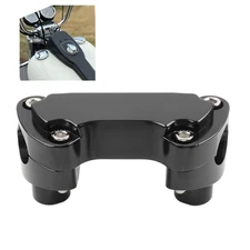 2" Handlebar Riser & Top Clamp For Harley Dyna Softail Sportster Street bob