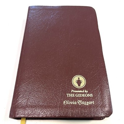 Gideons International Presentation Bible, KJV, Genuine Leather Brown 2013