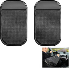 2 Stück Auto Armaturenbrett Anti Rutsch Matten, Antirutschmatte Auto Handy, Anti