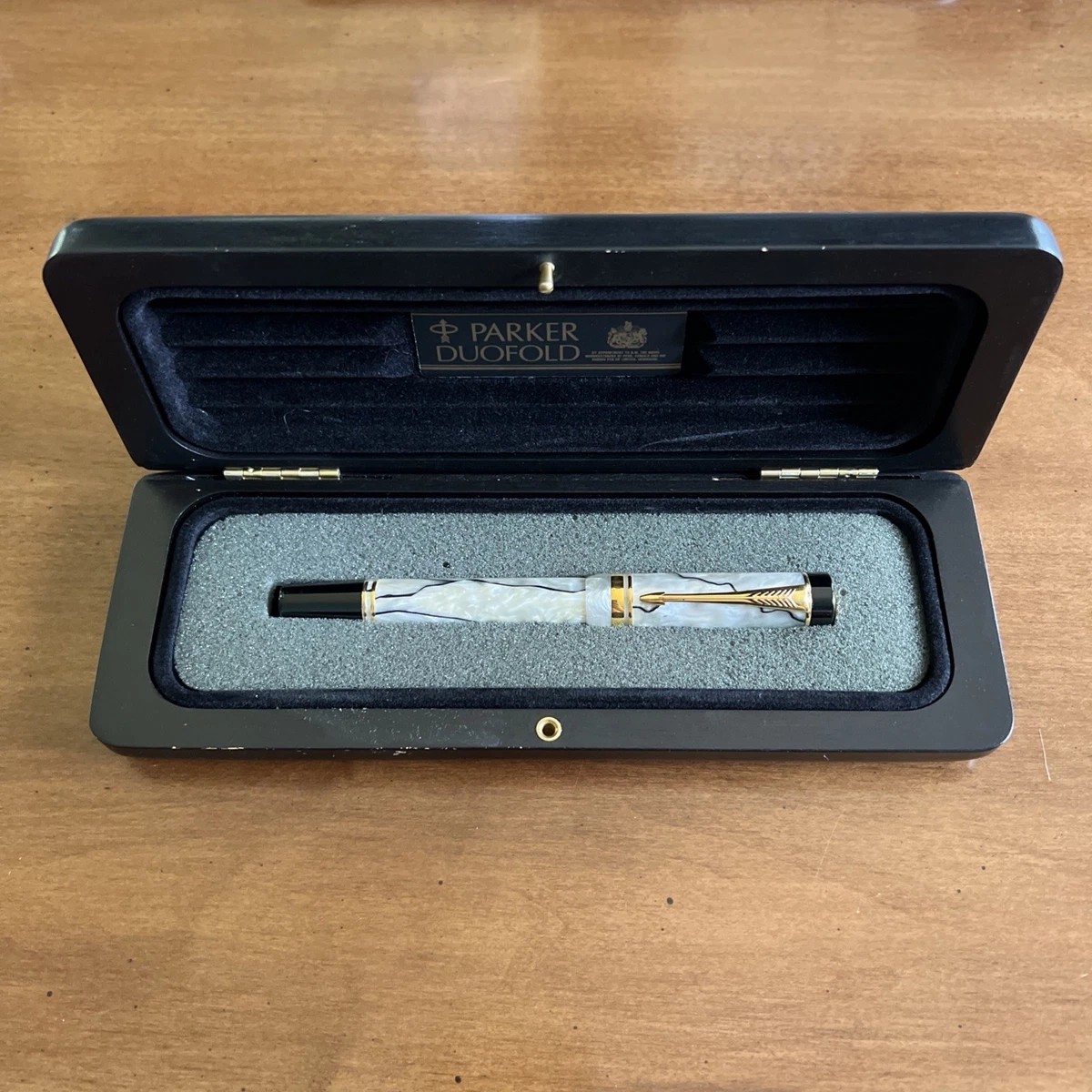 Parker Duofold Pearl Black for sale | eBay