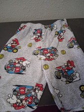 Mario Kart Kids Pajama Pants Size M