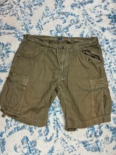 Mens Polo Ralph Lauren Cargo Shorts Size 38 Army Green Baggy Cargo Y2K