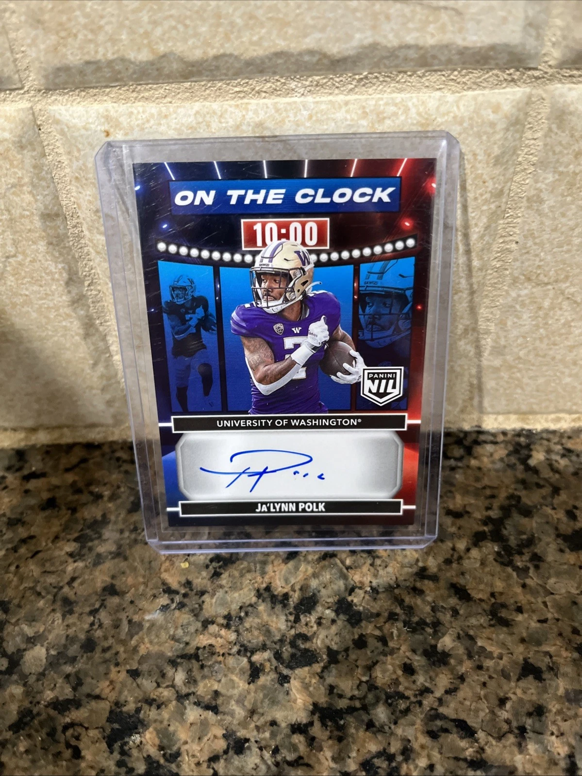 Ja'Lynn Polk Panini Prestige on the Clock Signatures #OTCJPK Base