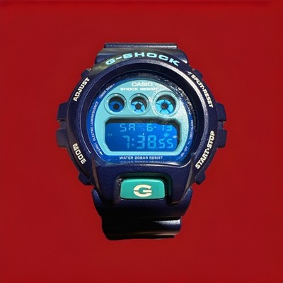 CASIO G-SHOCK DW-6900CC Rare Blue Digital Watch Japan Quartz | eBay