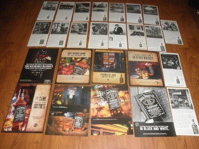 JACK DANIELS ADS -ALL NEAR MINT 25 Gems!!!