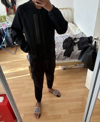Nike Tech Fleece Bomberjacke Schwarz Größe M