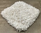 Crate & Barrel Remy Cotton Shag Pillow 12 x 12 Square Pillow Cover — photo 2