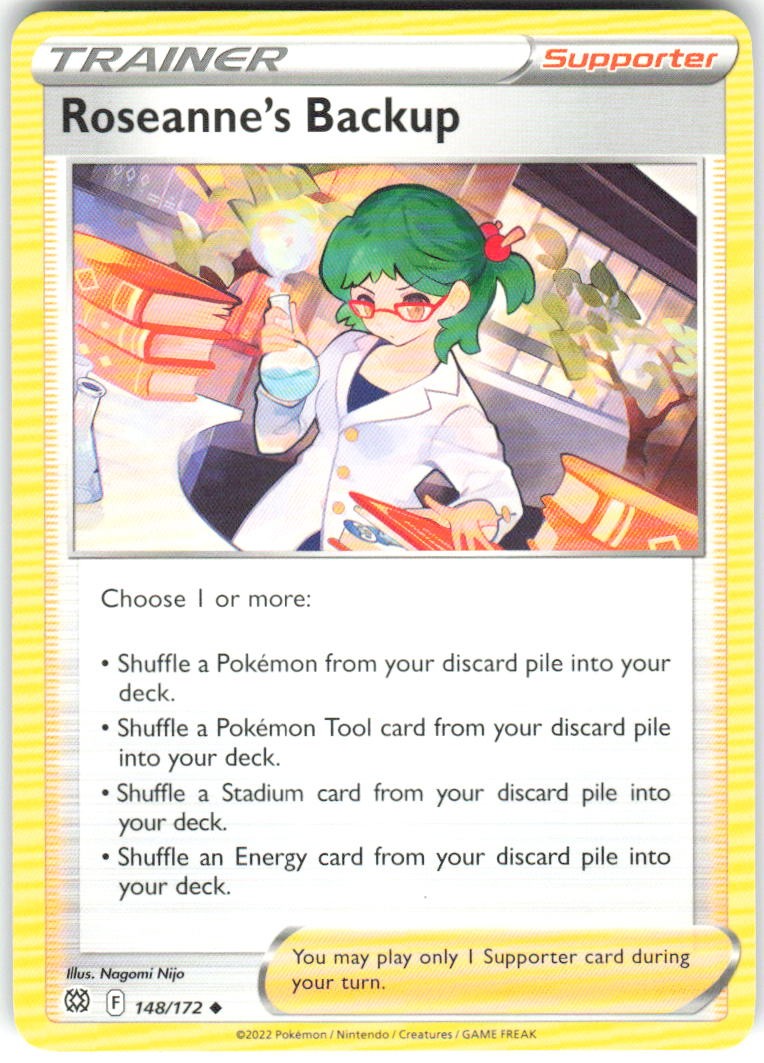Roseanne's Backup 148/172 Brilliant Stars Pokemon NM