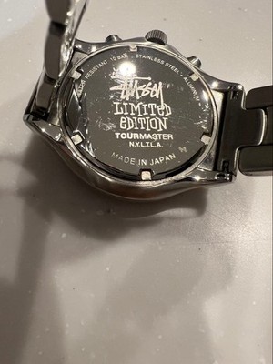 Stussy Master Limited Edition 時計 Used Rare STUSSY Tour Master Wrist Watch Metal Band(Needs repair