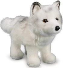 Snow Queen 11" Arctic Fox Douglas Plush Stuffed Animal Toy White Polar Snow