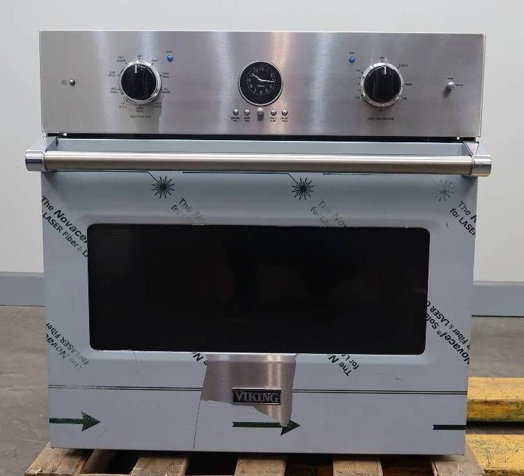 Horno Viking serie 5 30" 4,7 pies cúbicos TruConvec 2021 pared única SS VSOE530SS Foto 2 de 4