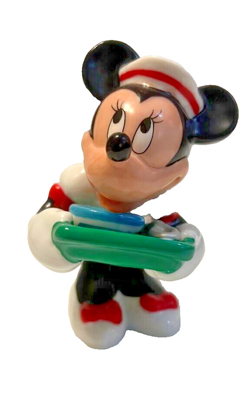 Enesco Disney Minnie Mouse Nurse Ceramic Figurine - PreOwned - Nice