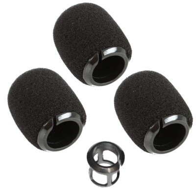 3Pcs/Lot Plastic Snap Foam Cover Windscreen Sponge For Shure Beta98H/C MX412 418