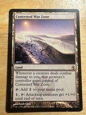 Contested War Zone - Mirrodin Besieged - MTG - MAGIC THE GATHERING - NM - RARE