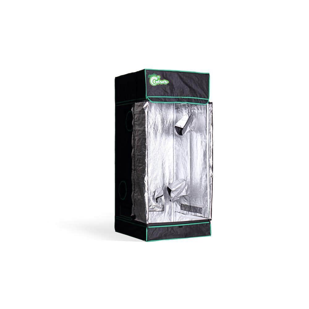Hydro Crunch Grow Light Fixture 400W LED W/ Tent Ventilation System White