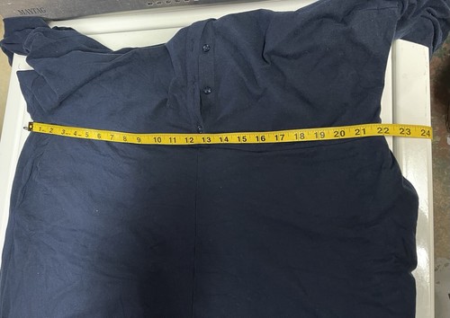 LOt of 2 Long Tall Sally Navy Stretch Viscose JUMPSUIT 18 & white maxi DUSTER 20 - Picture 10 of 24