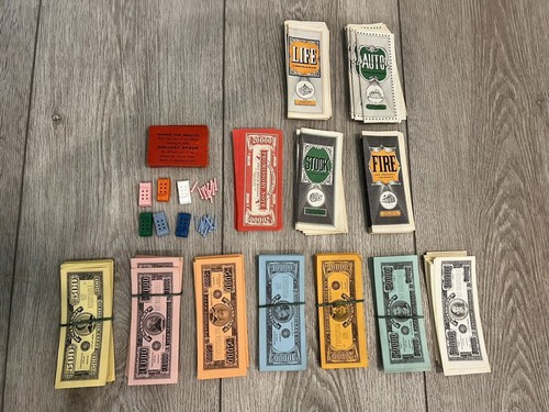 Vintage The Game of Life Replacement Pieces Parts Cars Pink Blue Pegs Money