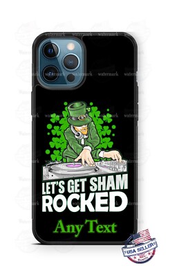 St Patrick's Day DJ Sham Rock Personalized Phone Case Cover for iPhone Samsung