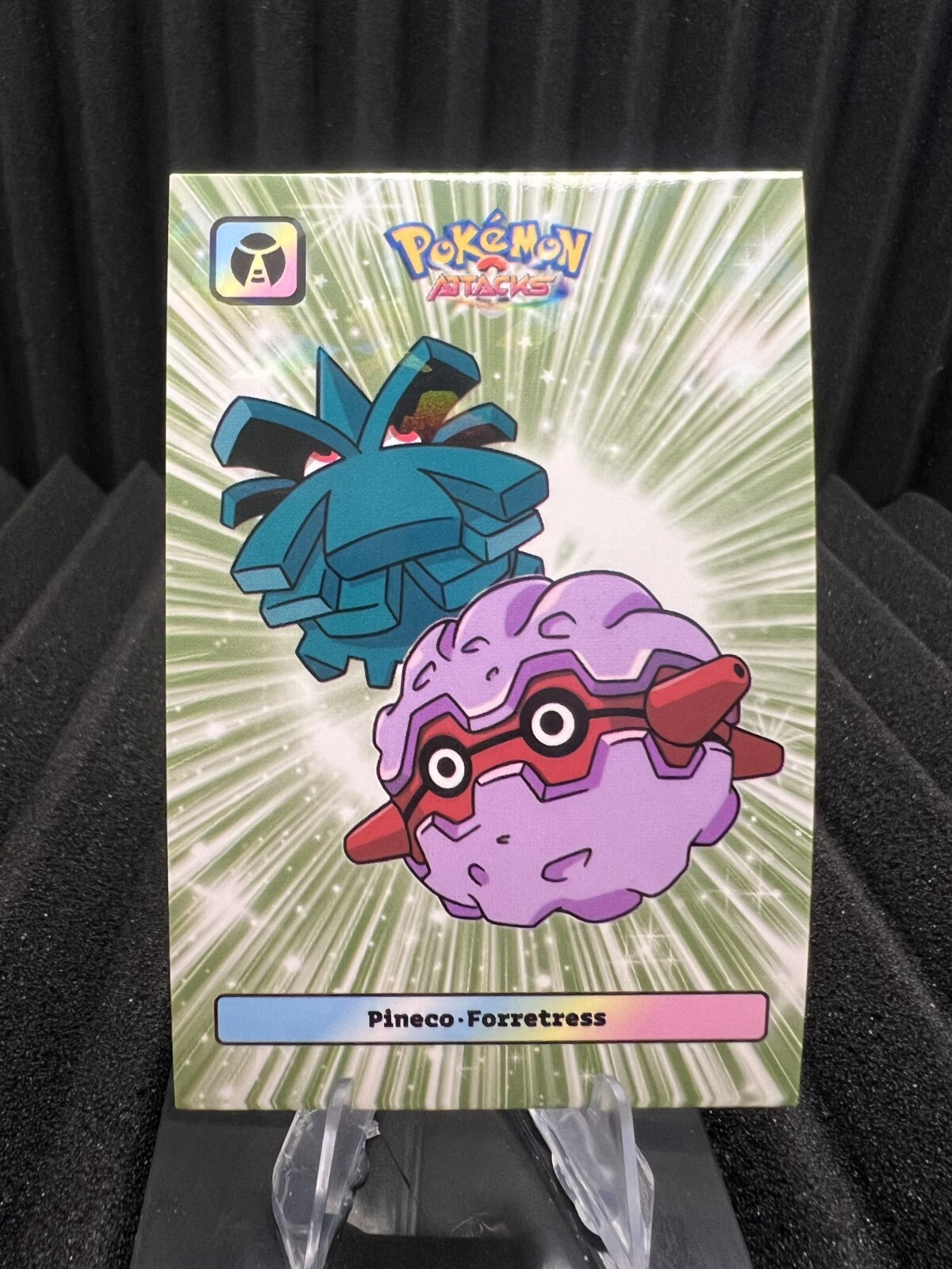 Pineco & Forretress - Attack Gen 2 Cracked Ice Holo - Pokemon NM