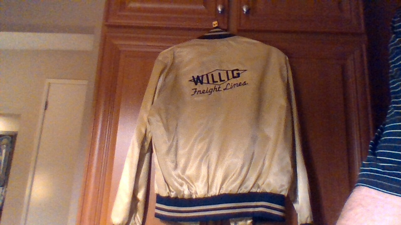 Willig Freight Lines women's medium jacket line n… - image 1