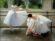 Quality Hand Painted Oil Painting Afternoon Rehearsal 30x40in