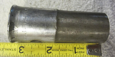 7/8'' Antique Keystone Mfg Buffalo NY deep socket,unusual ,rare VTG tool