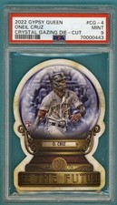 2022 Topps Gypsy Queen Oneil Cruz Crystal Gazing Die Cut #CG-4 PSA 9! Pirates!