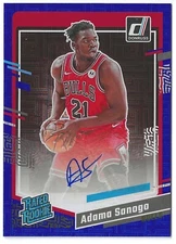 2023-24 Panini Donruss Adama Sanogo Choice Blue /49 Rookie Auto RC