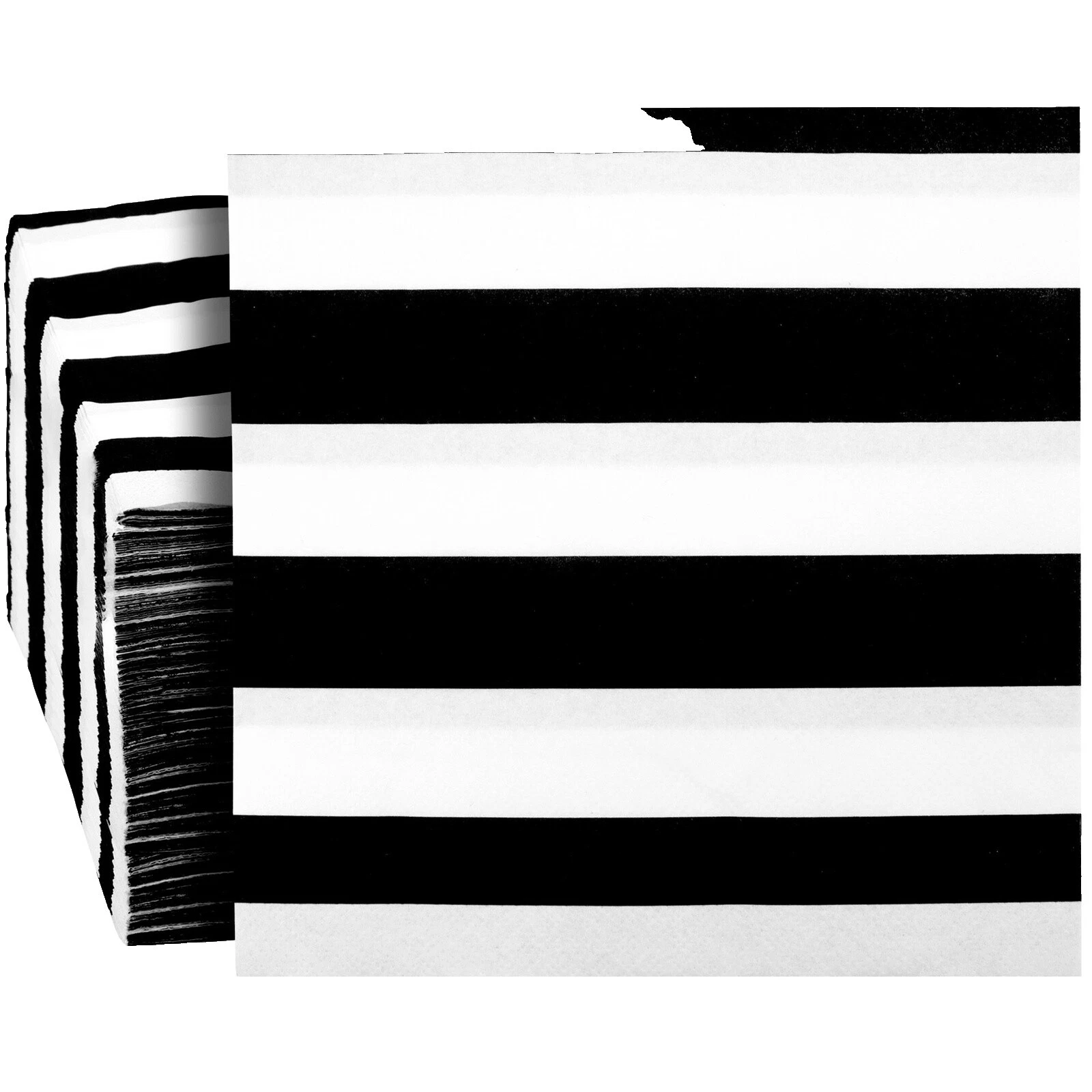 SERVILLETAS de Fiesta A Rayas Blanco