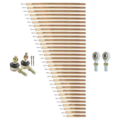 #ad 2pc M10 10mm Tie Rod Ball Joint Bar Link Steering ATV Quad Go Kart Buggy Trike $13.99