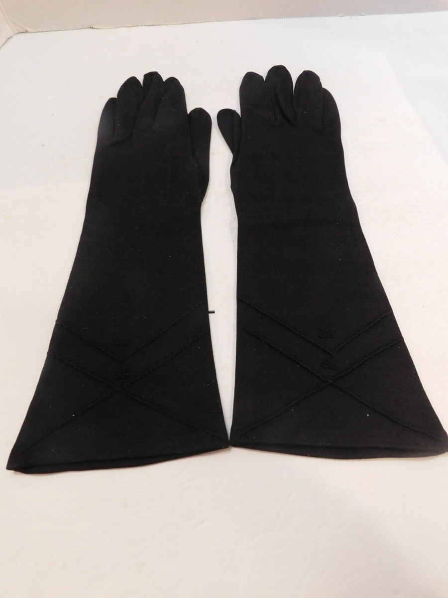 DESIGNER LADIES' BLACK COTTON DRESS GLOVES UNLINED SIZE 6.5 | eBay DESIGNER LADIES' BLACK COTTON DRESS GLOVES UNLINED SIZE 6.5 | eBay