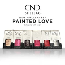 CND Shellac UV Gel Polish .25 oz PAINTED LOVE HOLIDAY 2022  FULL COLLECTION 6pcs