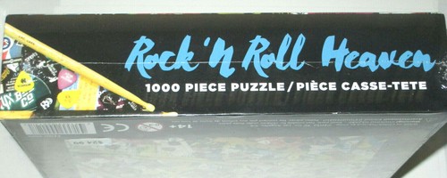 ROCK 'N ROLL HEAVEN 1000 PC JIGSAW PUZZLE DRUMSTICK/GUITAR PICK/MEMORABILIA/PASS - Picture 5 of 5