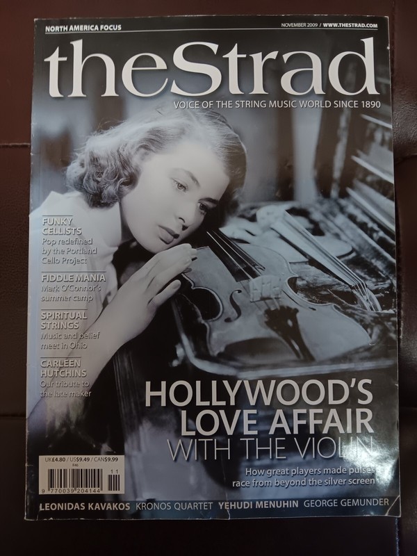 The Strad Magazine - November 2009 - Hollywood's Love Affair with the Violin