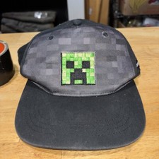 Minecraft Creeper Snap Back Trucker Hat SnapBack Osfm